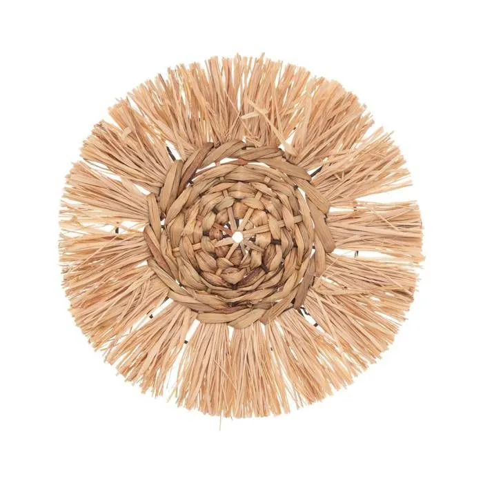 Set de 3 déco murales - Raphia - Beige - Atmosphera createur d'interieur-2