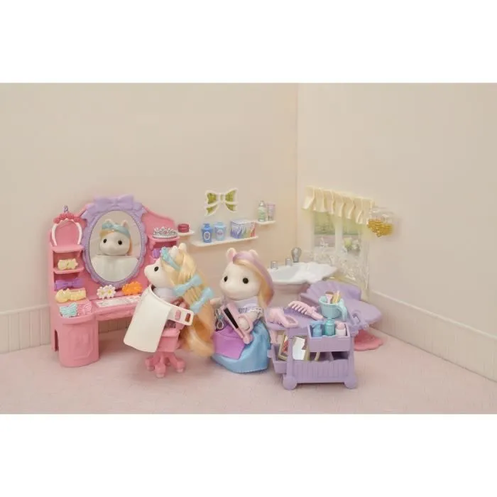 SYLVANIAN FAMILIES - La maman poney et son kit de coiffure-4