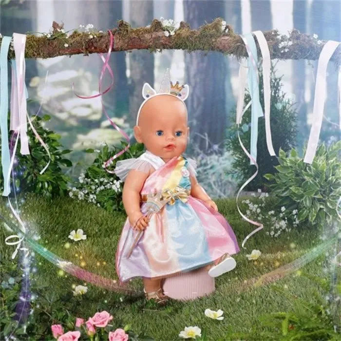 Baby born Fantasy Deluxe Princesse vêtements pour poupée 43 cm-3