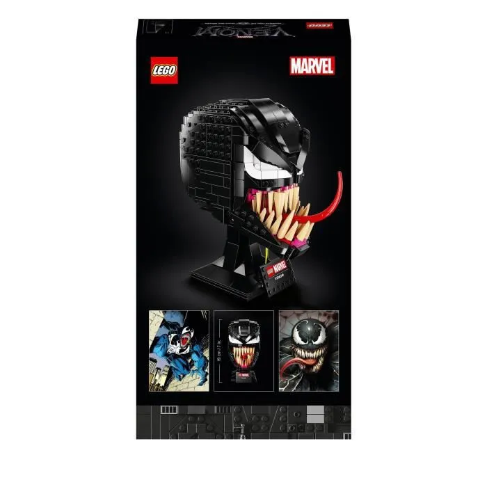 LEGO® Marvel 76187 Venom, Kit de Construction, Masque, Casque de Tête, Déco, Adultes-4