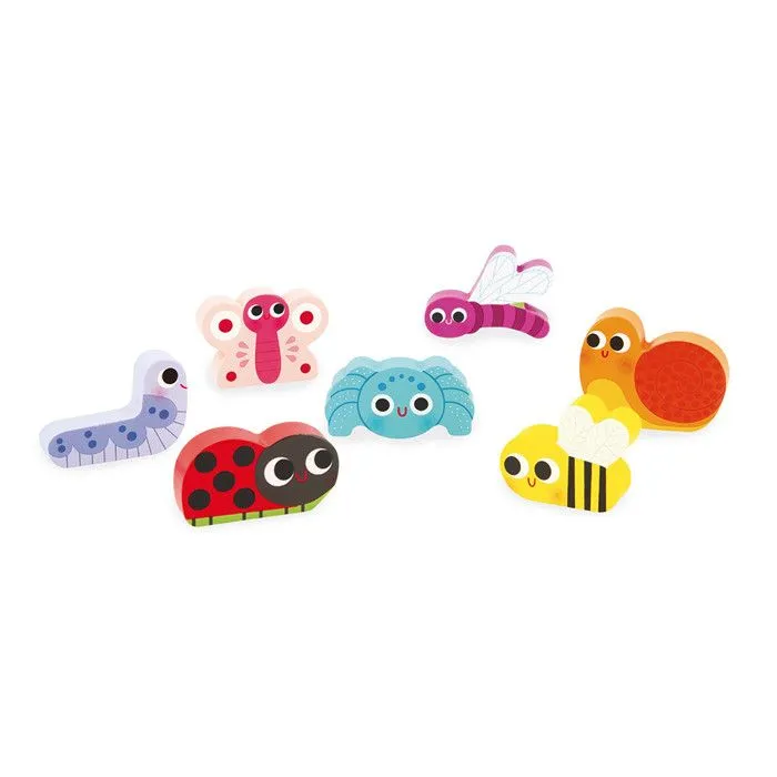 Janod - Chunky puzzle en bois Jardin - JURATOYS-3