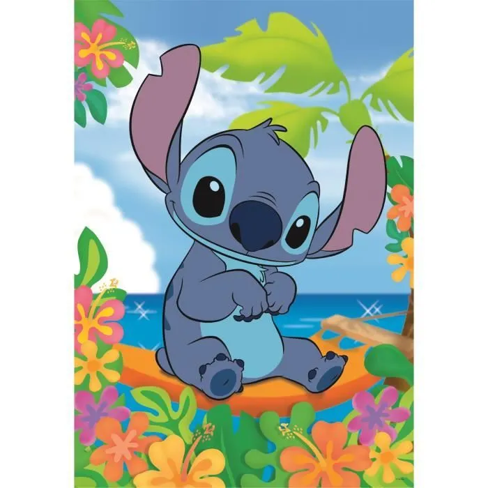 Puzzle - CLEMENTONI - Stitch - 104 pièces - Dessins animés et BD - Enfant-0