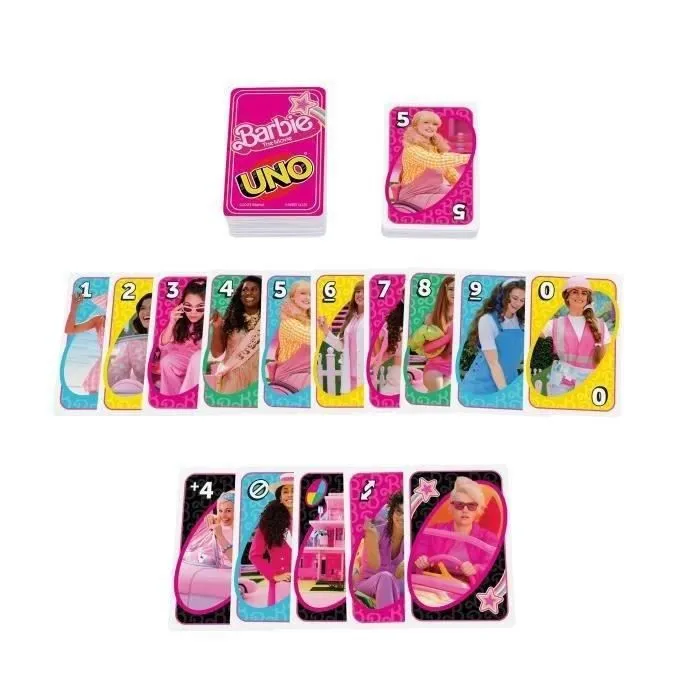 Jeu de cartes UNO BARBIE LE FILM - BARBIE - Pour toute la famille - 7 ans et plus-4