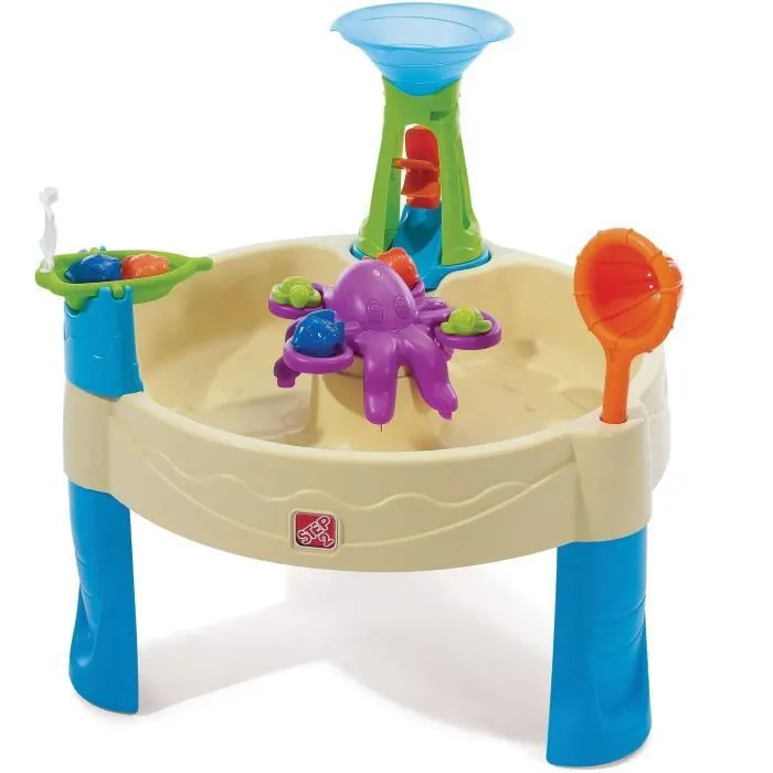 Table d'eau pour Enfants - STEP2 - Table à eau Tourbillon - Extérieur - Multicolore - À partir de 18 mois-0