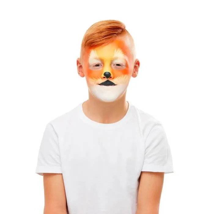 Kit maquillage et accessoires renard enfant - Smiffys - Orange - Intérieur - A partir de 3 ans-3