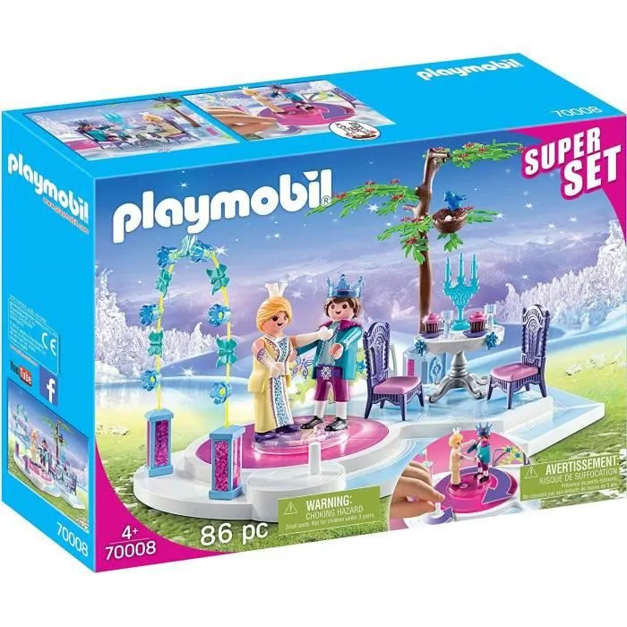 Playmobil Magic - SuperSet Bal royal - Prince, princesse et piste de danse tournante - 86 pièces-0