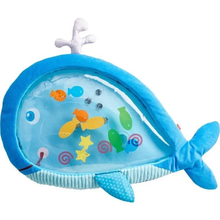Haba tapis de jeu aquatique Grande baleine junior 65 x 55 bleu-0