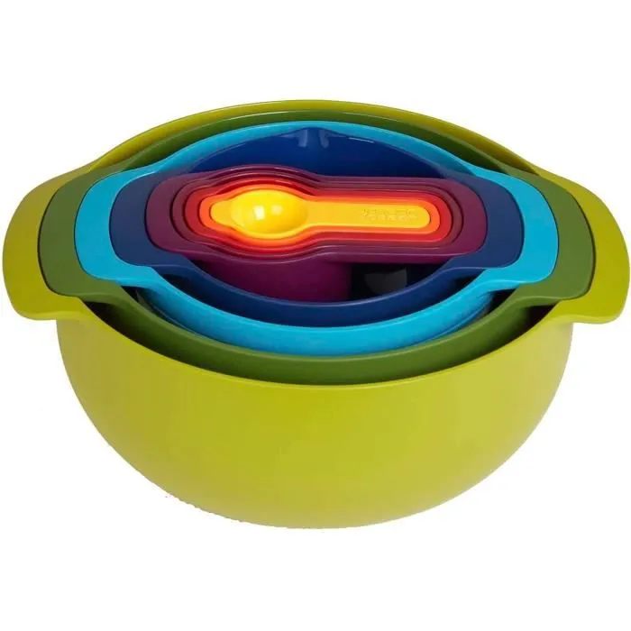 Set d'accessoires pour bol et tasse à mesurer pour chef 9 articles pour enfants Joseph Joseph-1