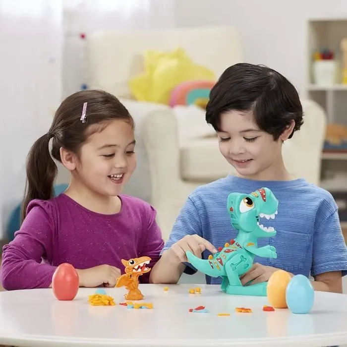 Jouet Play-Doh Dino Crew Croque Dino avec bruits de dinosaure et 3 oeufs de pâte à modeler - à partir de 3 ans-3