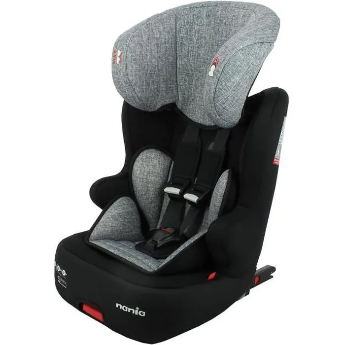 Siège auto isofix RACER – Groupe 1/2/3 (9-36kg) – Nania Silver