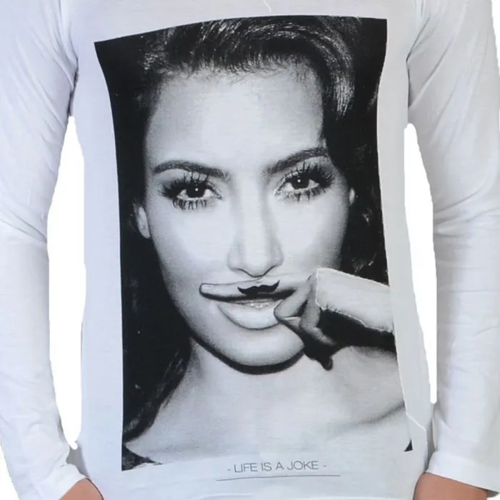 Tee Shirt Little Eleven paris Kim LS Mixte - Blanc-5