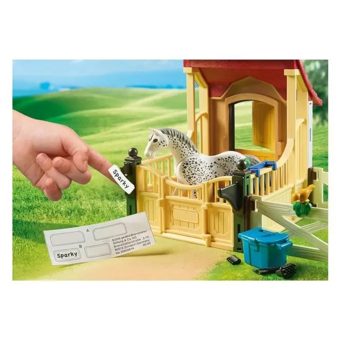 PLAYMOBIL 6935 - Box avec Cavalière et Cheval Appaloosa - Playmobil Country-3