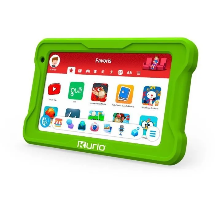 Tablette - Kurio - Gulli 7 pouces - Android 13 - Contrôle parental - 100+ applications-0