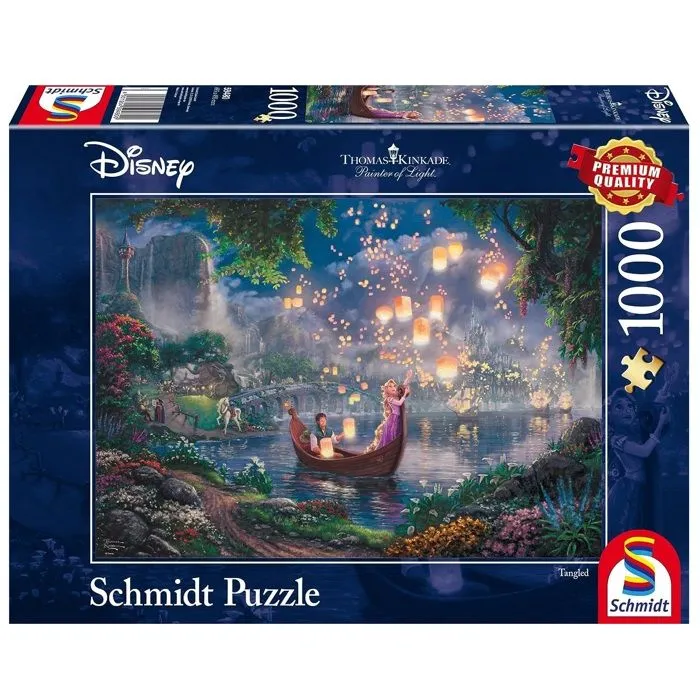 Puzzles - SCHMIDT SPIELE - Disney Raiponce - 1000 pièces-1