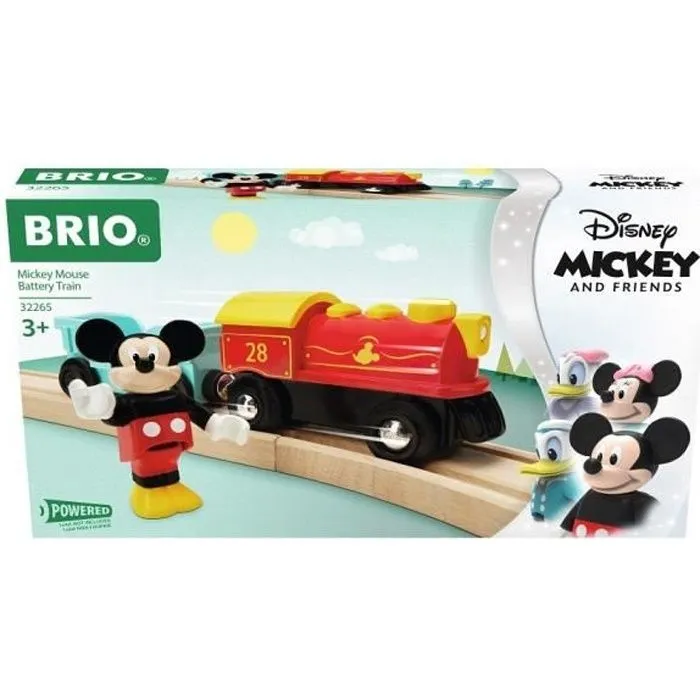 Train à pile Mickey Mouse - BRIO - Ravensburger - Dès 3 ans - 32265-0