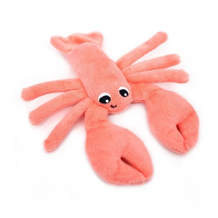 Peluche - Les Déglingos - Iloveyou - Maman et bébé homard - 48 cm - Corail-2