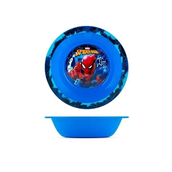 SPIDERMAN - Ensemble repas (assiette, bol, verre) + 2 couverts-2