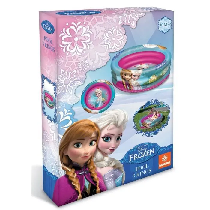 Piscine Gonflable La Reine des Neiges - Diamètre 100 cm - Pour Enfant à partir de 10 mois - Marque Disney-2