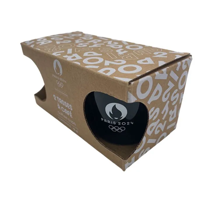 PARIS 2024 2 x tasse gobelet café expresso 12 cl - JO Collection officielle Jeux Olympiques et Paralympiques…-3