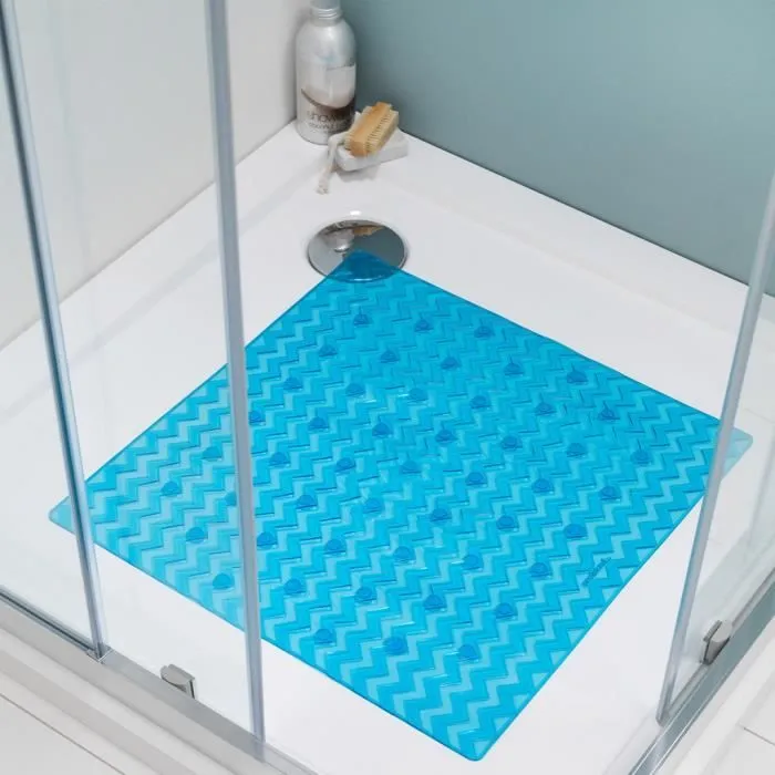 Sealskin Tapis de bain antidérapant Leisure 53 x 53 cm Bleu-1