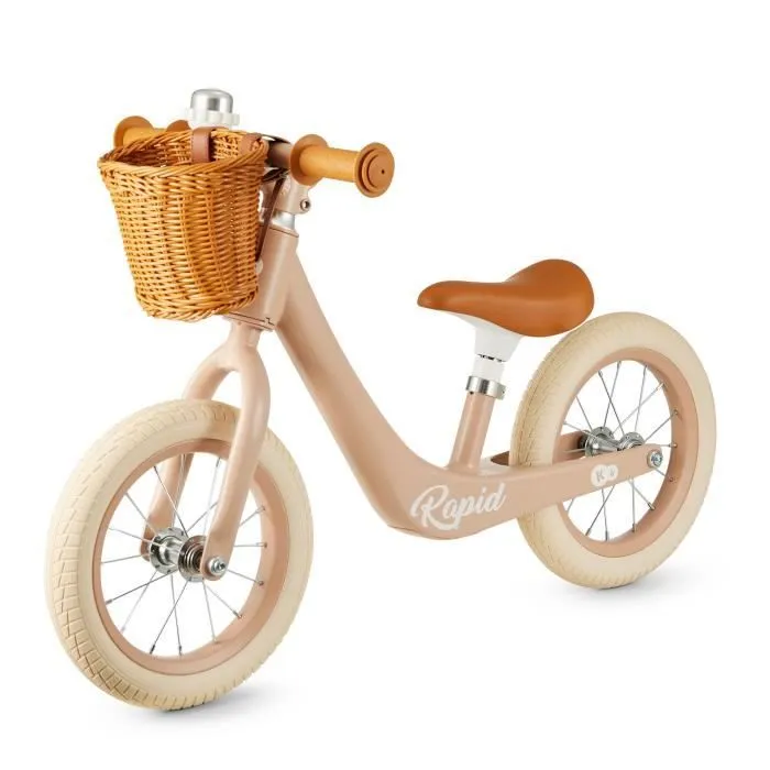 Kinderkraft Draisienne rétro RAPID 2 avec accessoires Rose-0