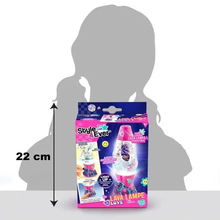 Mini Lava Lampe DIY - CANAL TOYS - STYLE 4 EVER - OFG 234 - Rose - Multicolore - Enfant-3