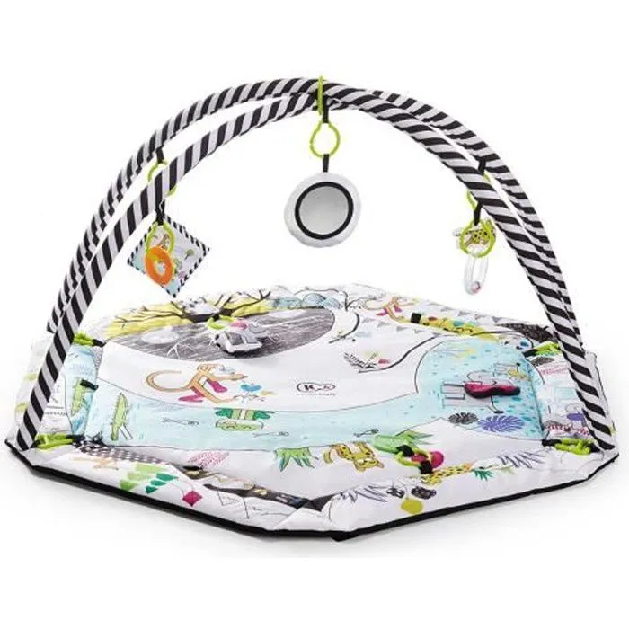 Tapis d'éveil Kinderkraft SMARTPLAY - Fonction parc - Jouets inclus - Norme CE EN 71-1-0