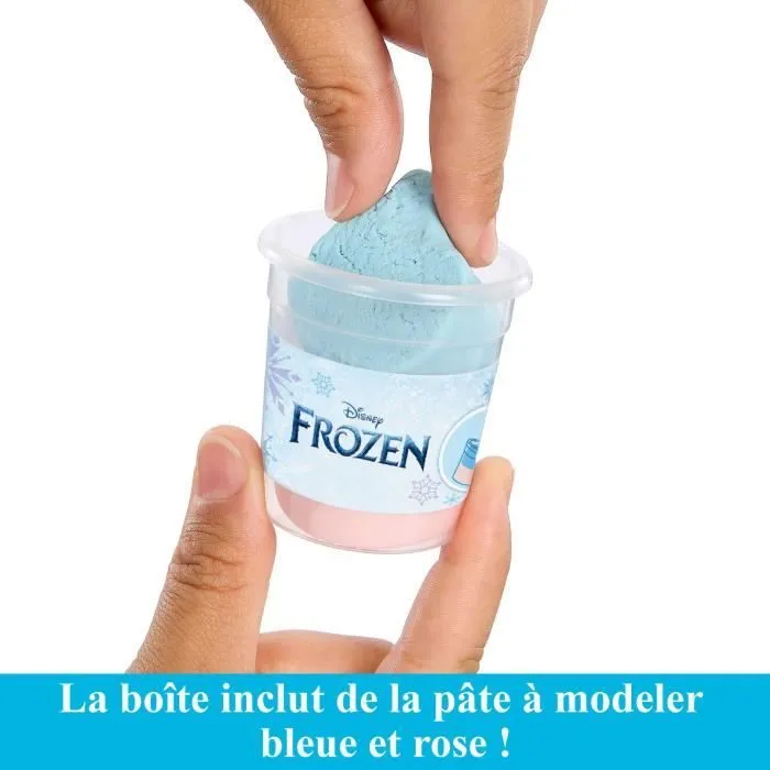 Disney-La Reine des Neiges-Elsa et Olaf Douceurs Givrées-Coffret pâte à modeler HMJ48-2