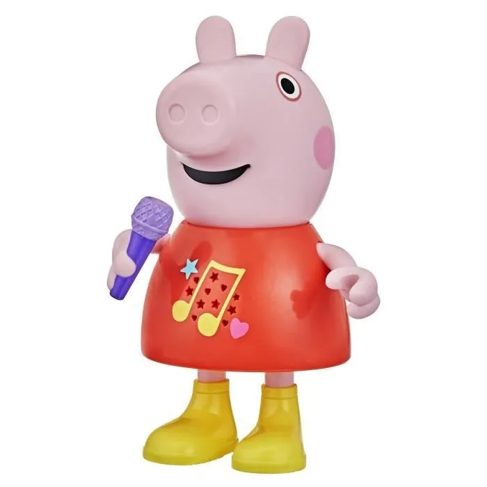 Peppa Pig parle et chante, jouet musical avec plus de 50 sons, phrases et chansons, jouets préscolaires pour filles et garçons-1