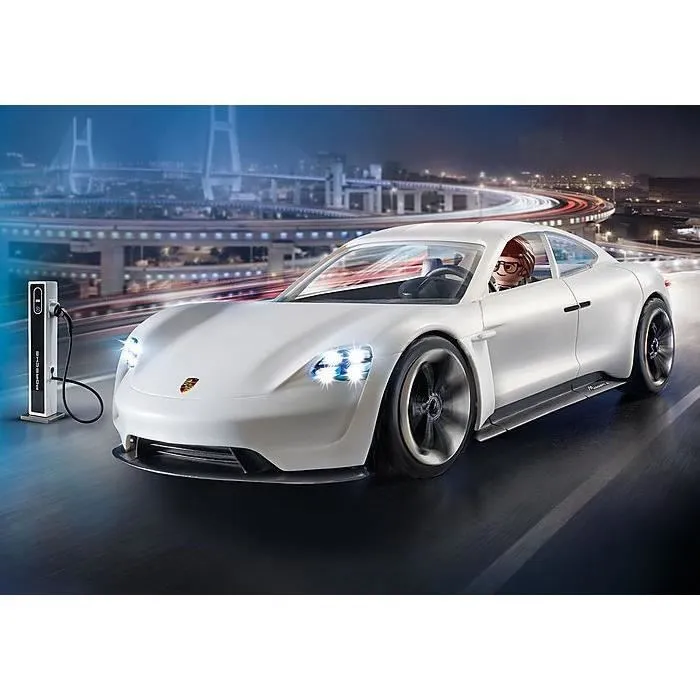 PLAYMOBIL - PLAYMOBIL THE MOVIE Rex Dasher et Porsche Mission E - Voiture radiocommandée pour enfant-1
