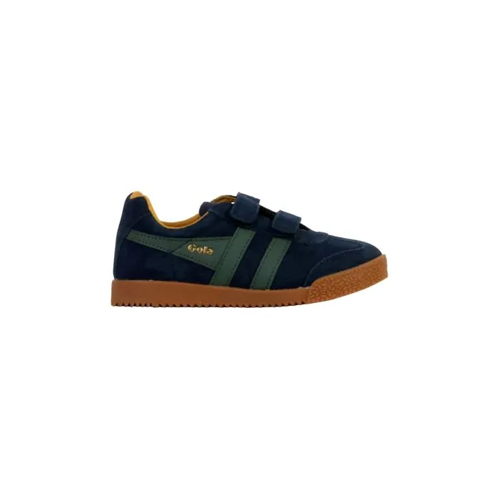 Basket - Gola - Barrier Strap - Cuir - Marine/Sage/Soleil - Confort exceptionnel-1