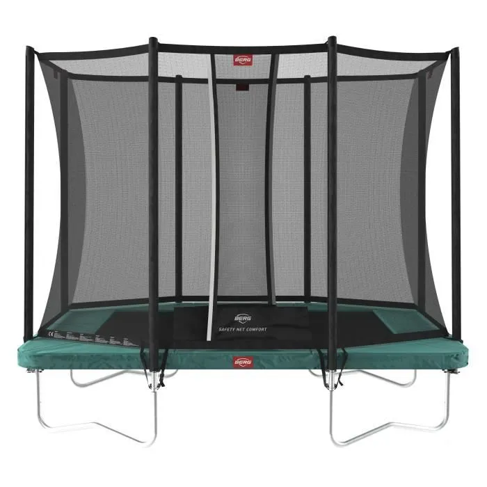 Trampoline - BERG - Ultim Favorit - 280 cm - Vert - Avec filet de sécurité Comfort-0