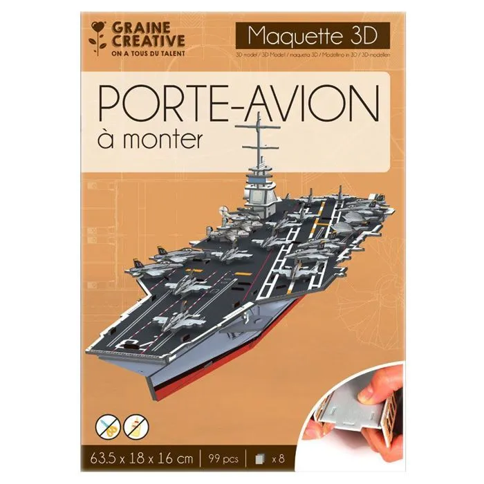Maquette Porte-avion à construire soi-même-1