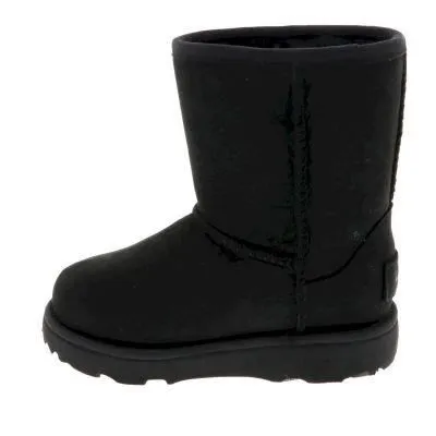 Bottes - UGG - Enfant - Noir - Daim-Nubuck - Lacets-1
