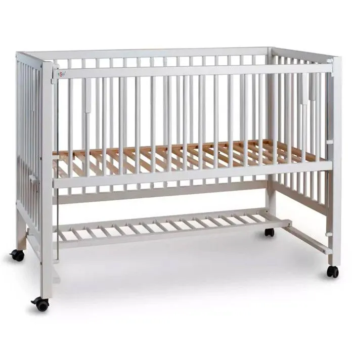Lit d'appoint XXL - TiSsi - HAJO - Hêtre massif - 120x60 cm - Évolutif et polyvalent-4