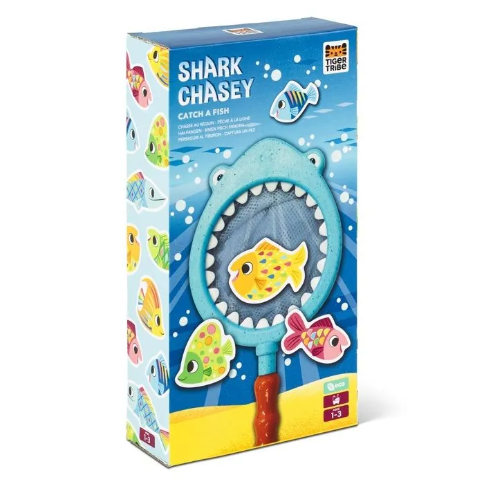 Jouet de bain - Tiger Tribe - Jeu de bain Requin Attrape-Poissons - Bioplastique - 8 pièces - Mixte-5
