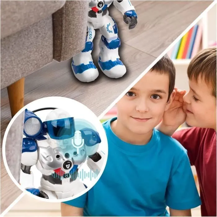Xtrem Bots - Patrol Police, Robot Telecommandé Enfant 5 Ans Ou Plus, Jouet Programmable Radiocommandé Intelligent, Jeu Educatif-3
