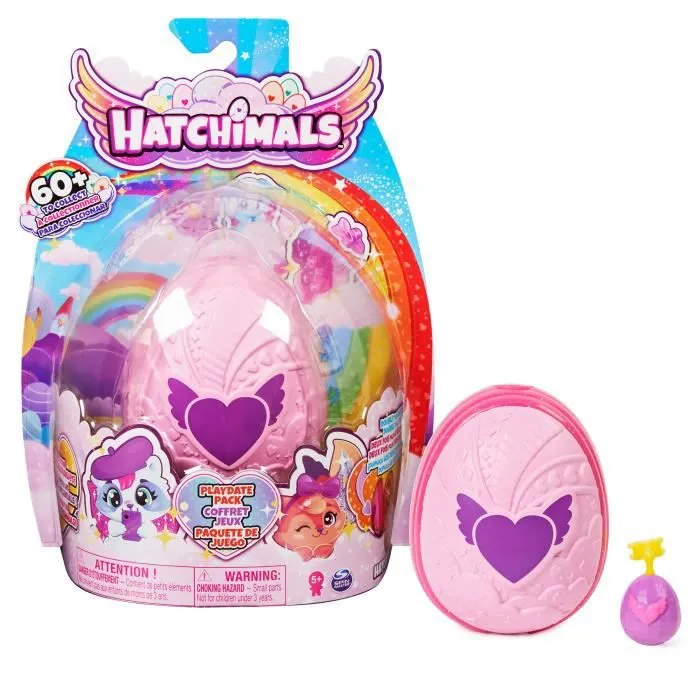 Hatchimals - Pack de 4 famille surprise 3 enfants + 1 bébé (modèle aléatoire)-0