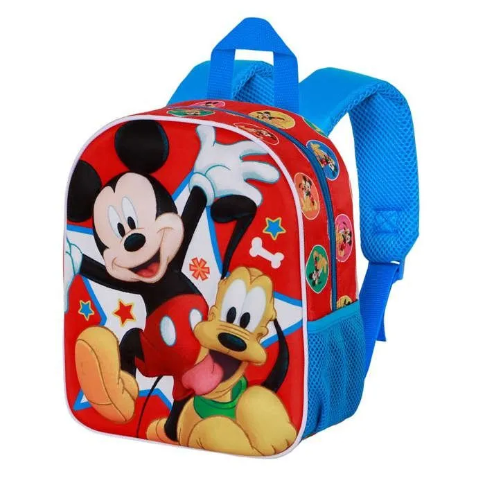 Sac à Dos 3D Elite - Disney Mickey Mouse Star - Multicolore - Taille Unique-0