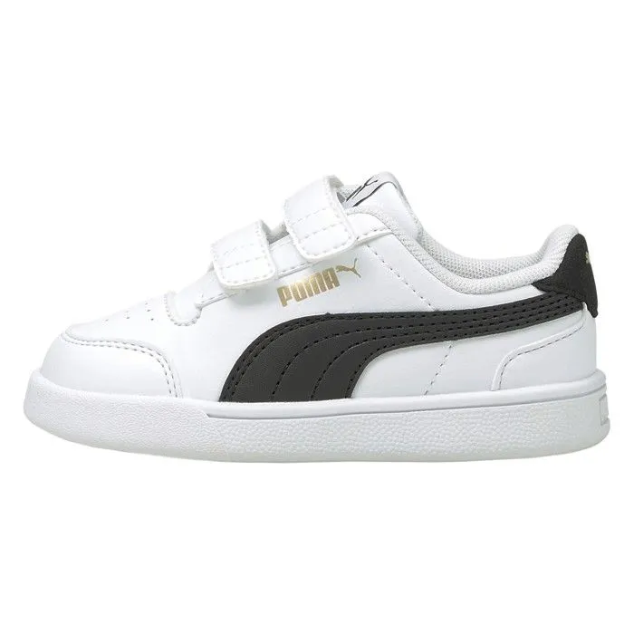 Baskets enfant Puma Shuffle V - blanc/noir/doré-0