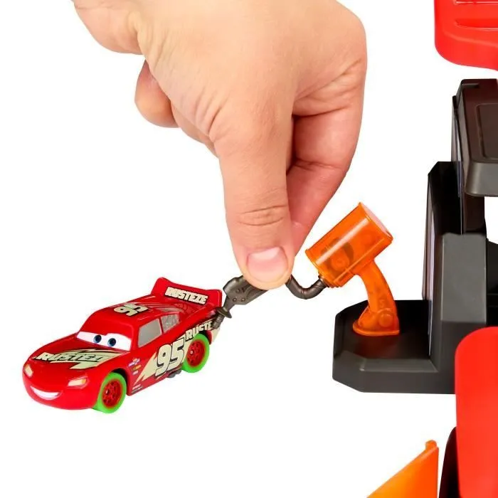 Circuit Glow Racers - Mattel - HPD80 - Jouet de course phosphorescent pour enfant de 4 ans et plus-2