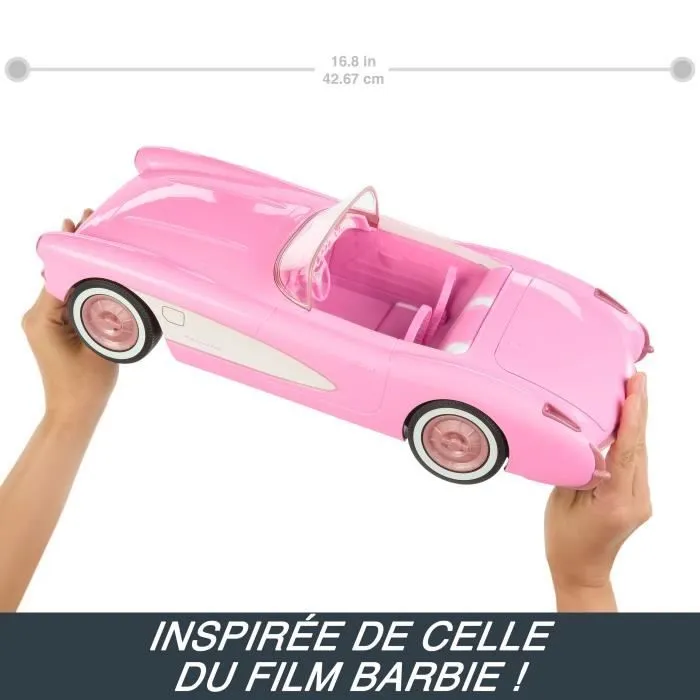 Hot Wheels®-Corvette® Barbie® radiocommandée-Tirée du film Barbie HPW40 - Collection capsule-5
