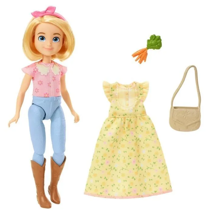Poupée Abigaelle (18 cm) et tenue accessoirisée - SPIRIT - MATTEL - 7 points d'articulation-0