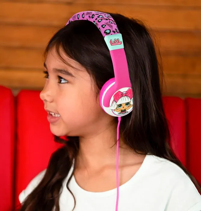 Casque LOL Surprise! Kidsafe - LOL SUPRISE! - Rose et blanc - Limite en décibels (85) - Stéréo-4