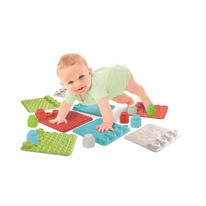 Tapis sensoriels - Clementoni - Clemmy - Rouge - Multicolore - Bébé - Mixte - 6 mois - Caoutchouc souple-1