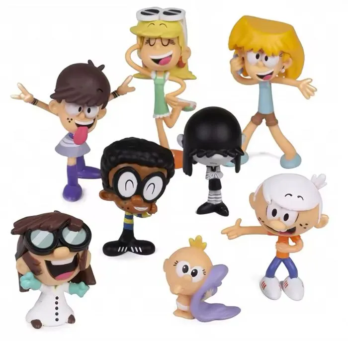figurine bienvenue chez  les loud famille nombreuse personnages jouet enfants dessin animé tendance-0