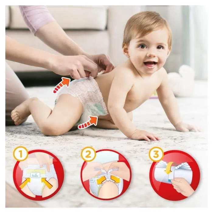 PAMPERS Baby Dry Pants Taille 4 - 8 à 15kg - 40 couches - Format pack Géant-1