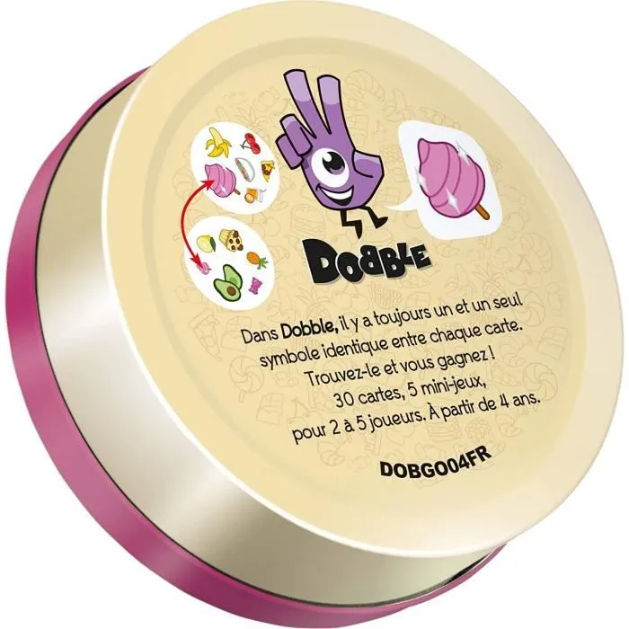 Zygomatic | Dobble : Gourmandise | Jeu de société | À partir de 4 ans | 2 à 5 joueurs | 10 minutes-5