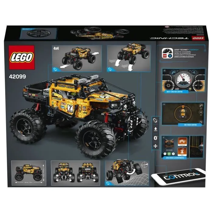 LEGO® Technic 42099 Le tout-terrain X-trême, Voiture Télécommandée, Jeu de Construction, Jouet Enfant de 11 ans et +-3