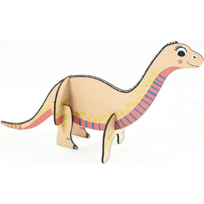 Boite de 5 Puzzles 3D Dino Avenue Mandarine - Pour Enfant de 3 Ans - Dessins animés et BD-1